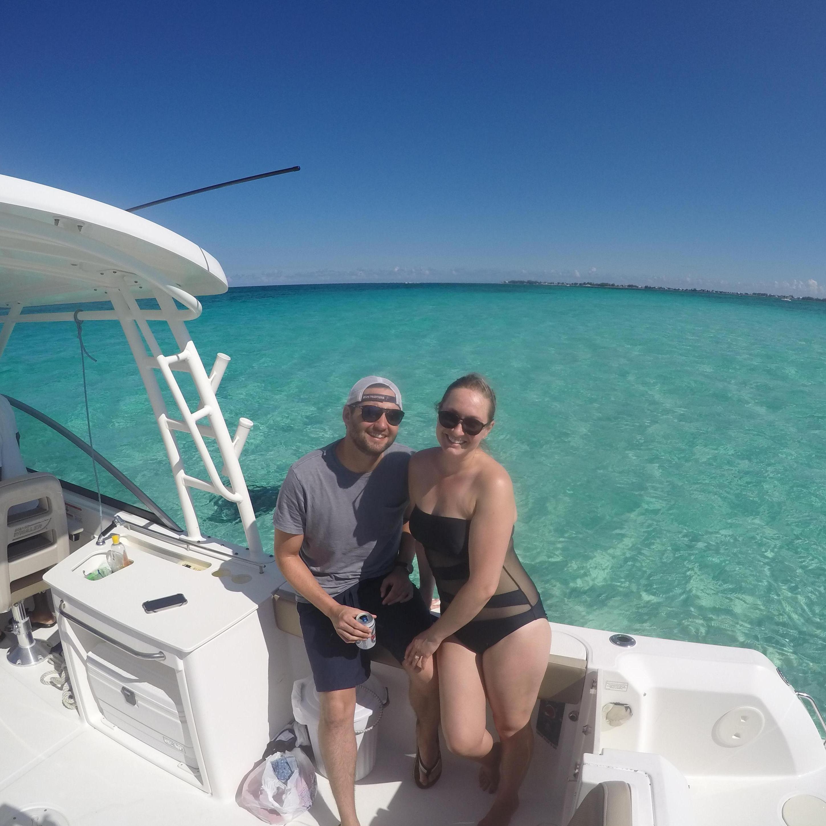 Grand Cayman Island private boat tour.