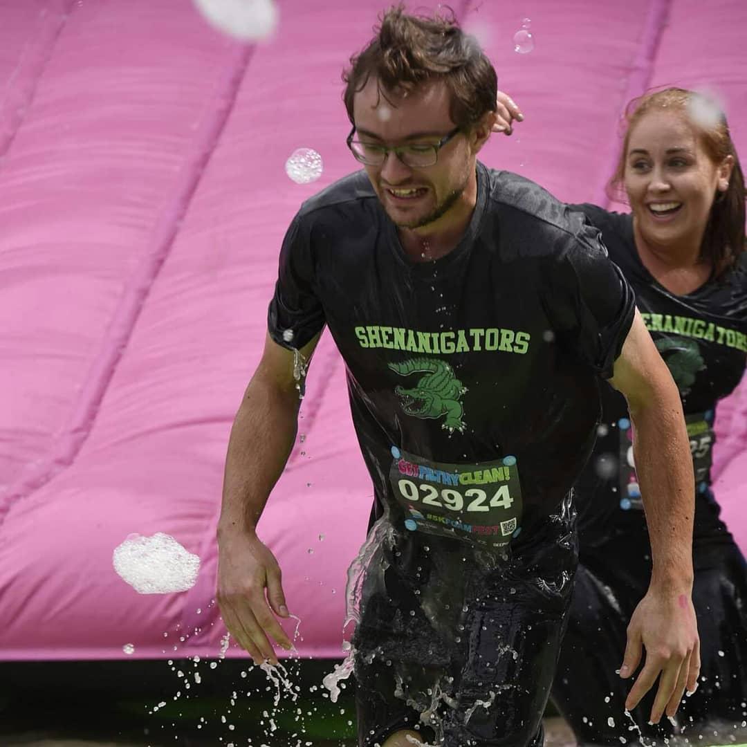 We tackled endurance obstacle courses—jumping, sliding, and pushing through every challenge.