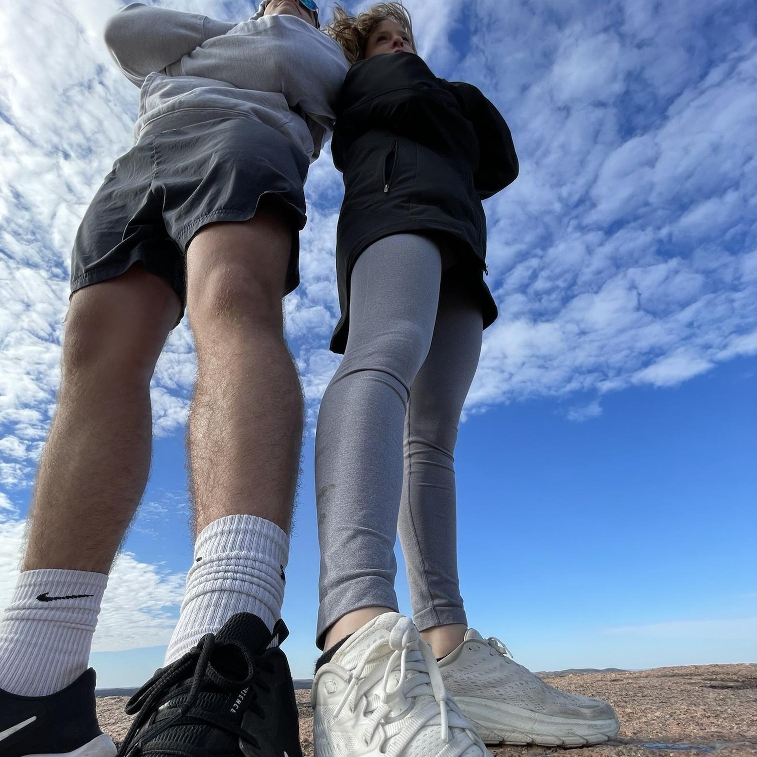 On top of the world on top of Enchanted Rock.