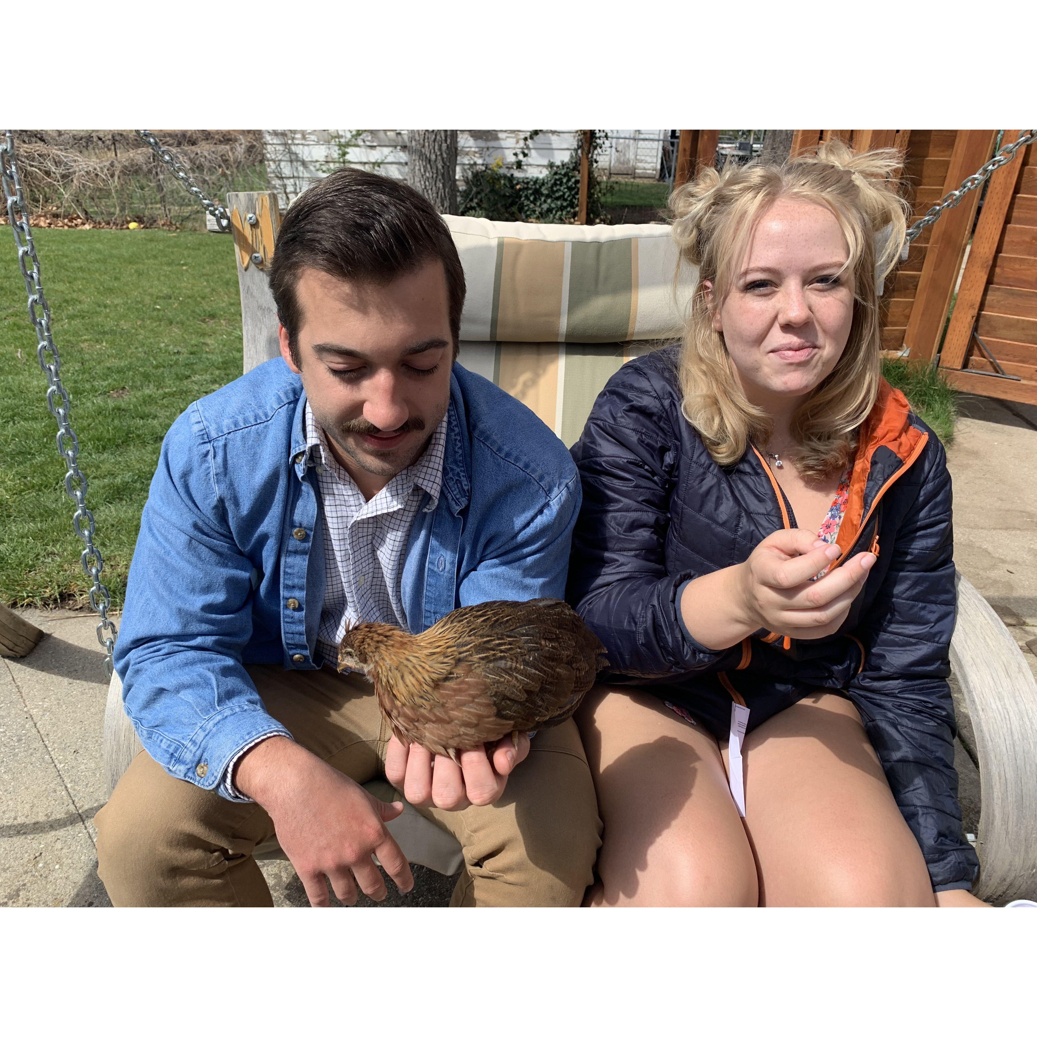 our first real easter together