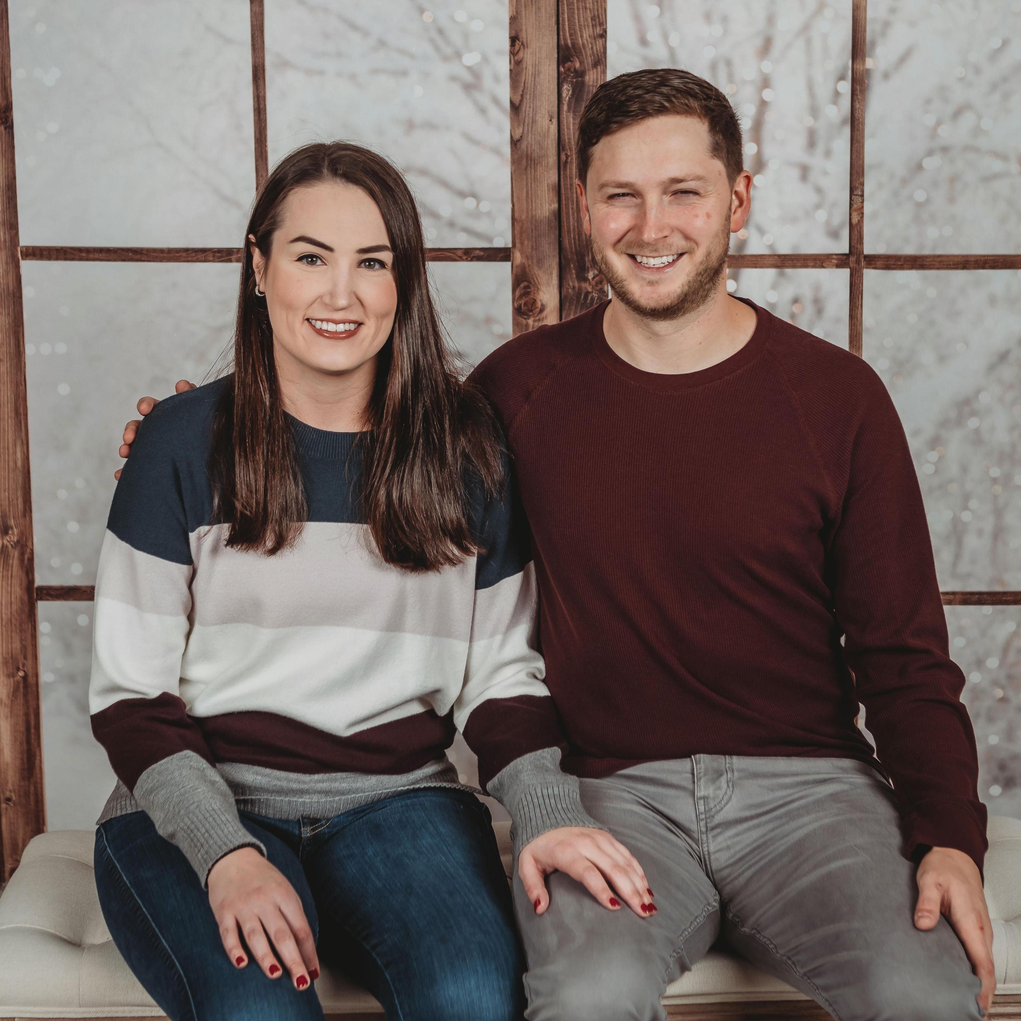 One of our favorite photos from our first Christmas season together.