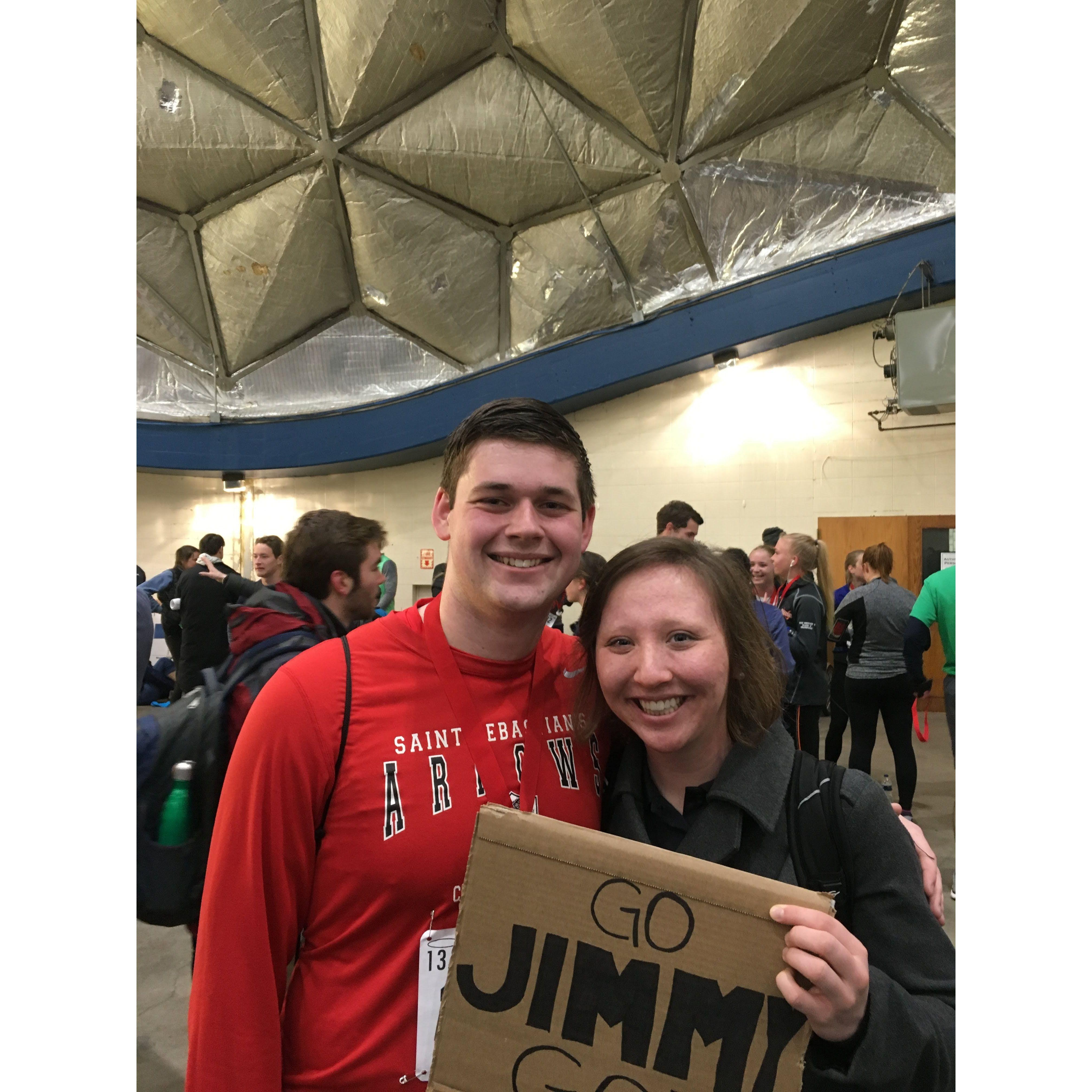 Jimmy ran the "Holy Half"-Marathon Spring 2018