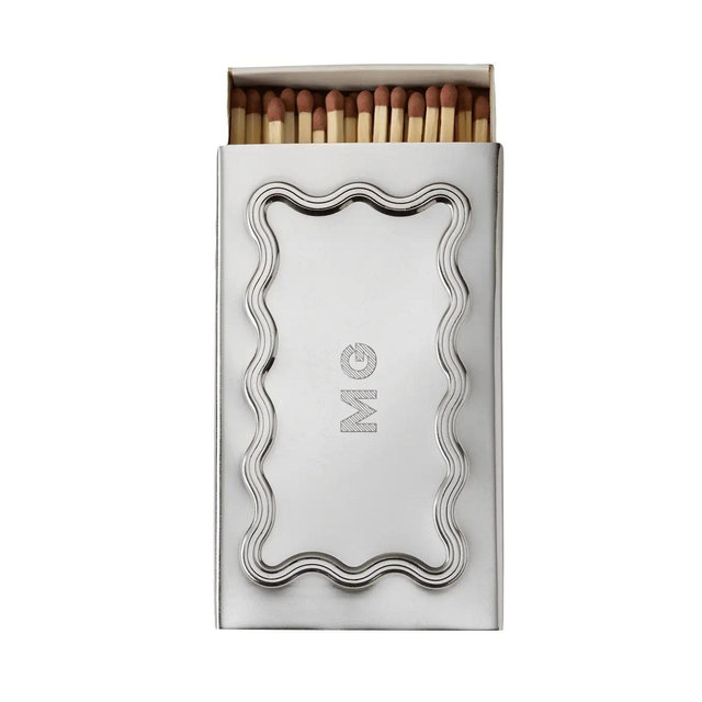Wave Matchbox Sleeve, Silver, US