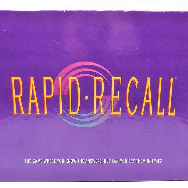 Rapid Recall Board Game