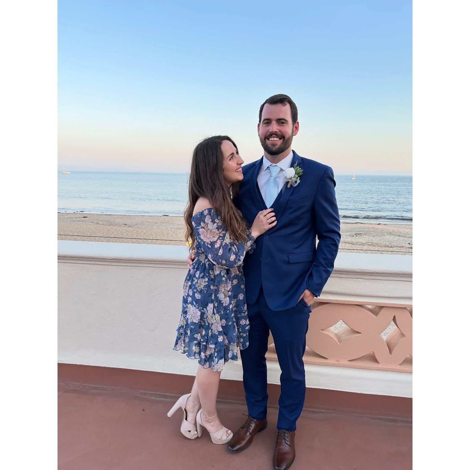 May 21, 2023 - We traveled to Santa Barbara and watched two of our best friends, Adam and Mackenzie, get married!