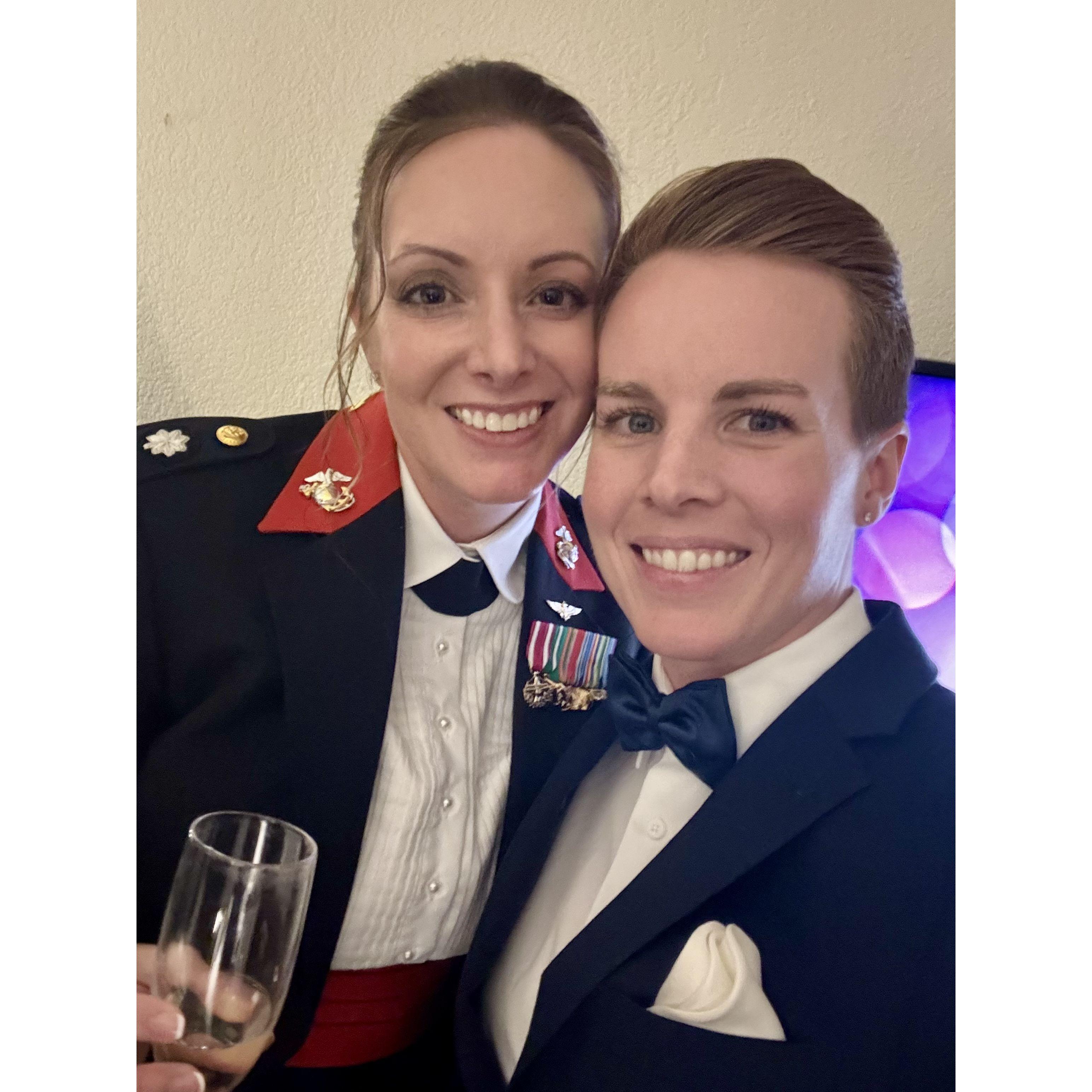 Sarah's USMC ball, November 2024