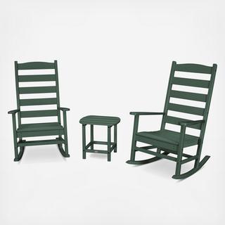 Shaker 3-Piece Porch Rocking Chair Set