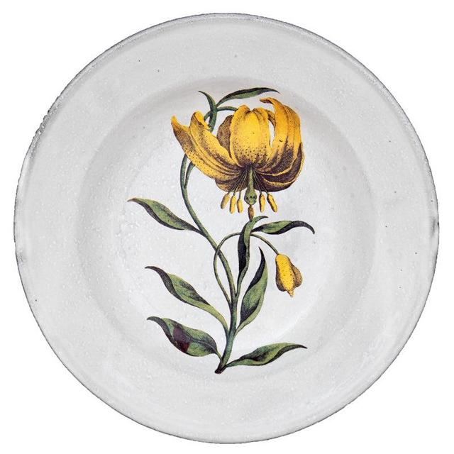 Astier Mountain Lily Soup Plate