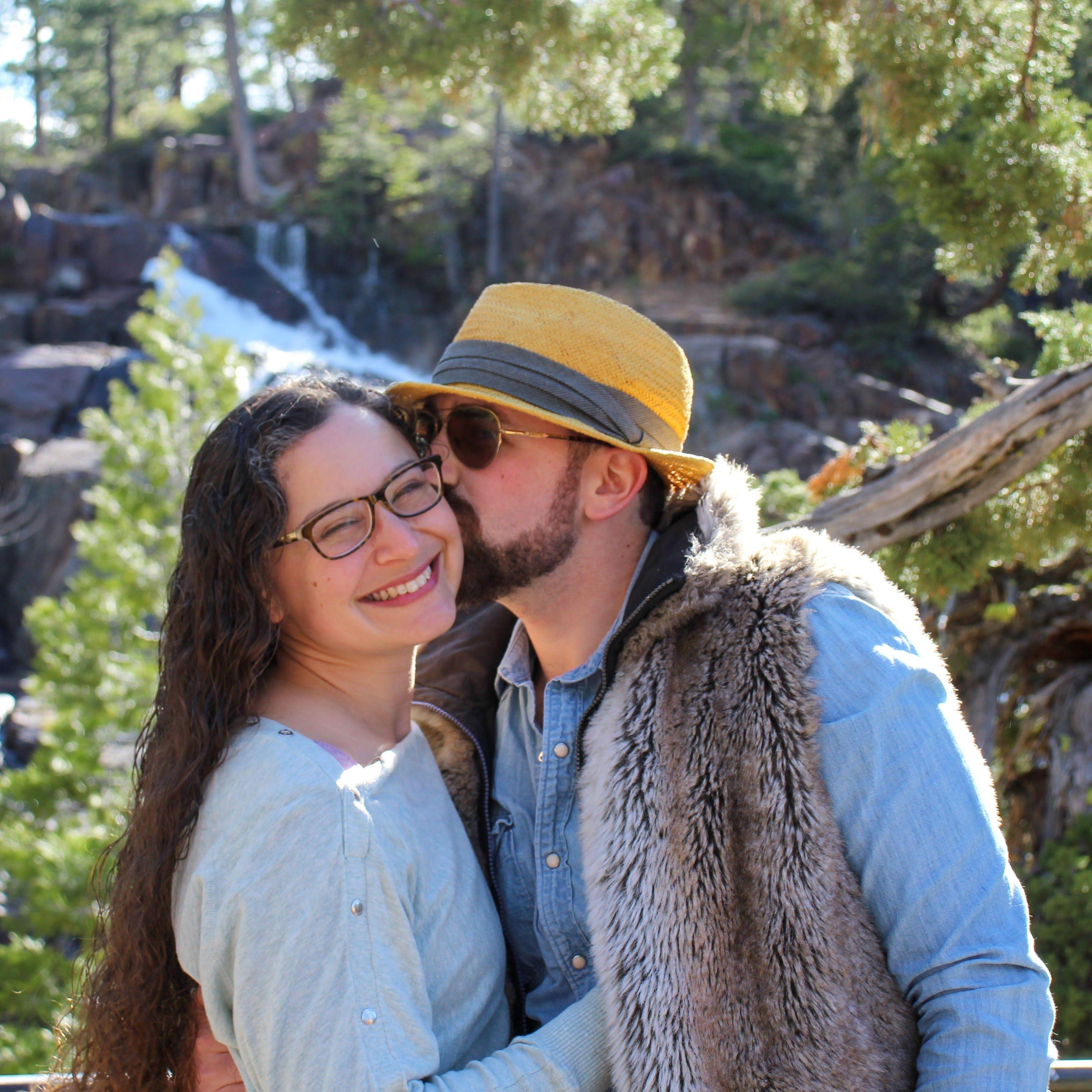 The waterfall at Stanford Sierra Camp, where Alana has been going since she was 12 years old