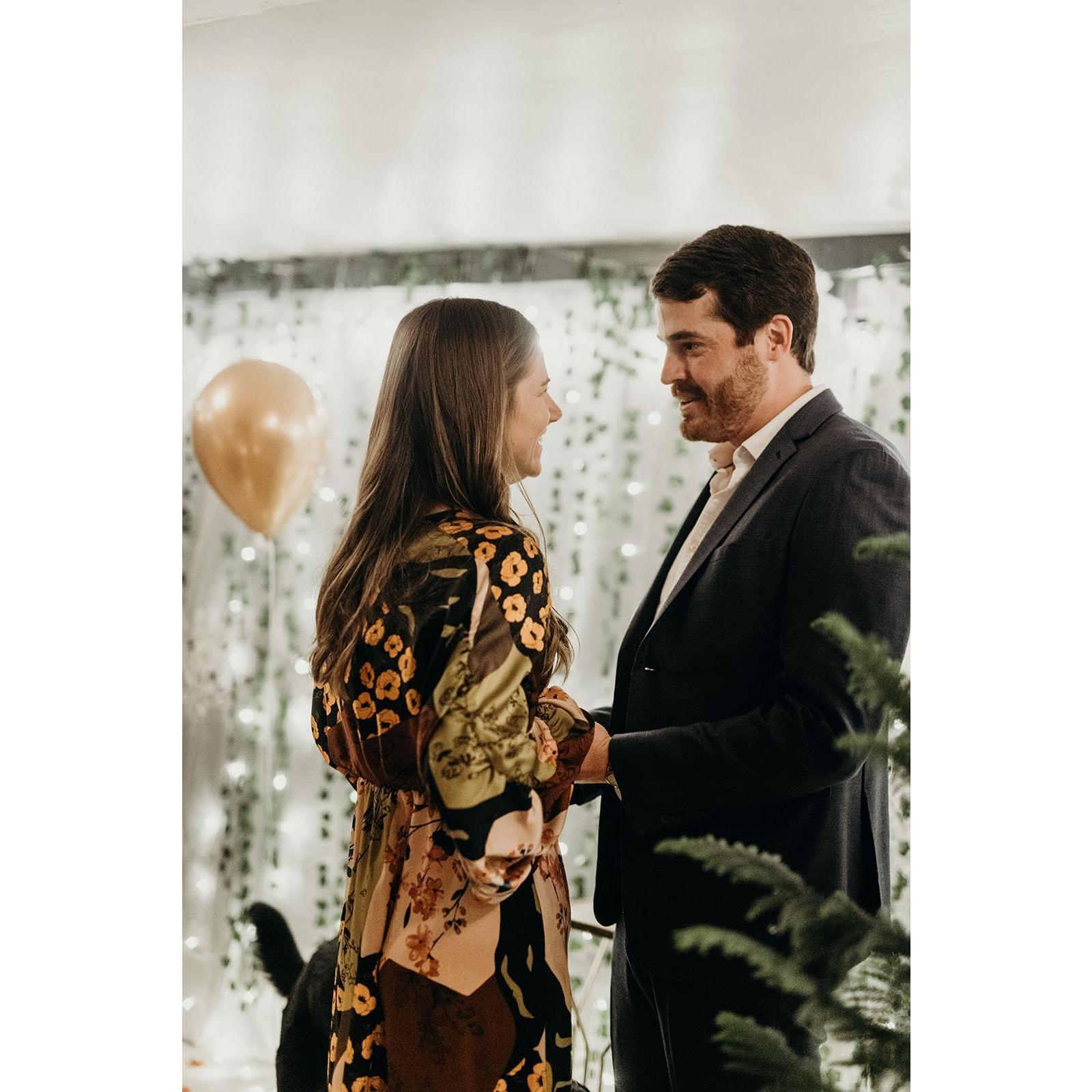 Matthew and Maddie during their engagement.