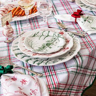 Merry Tartan Tablecloth