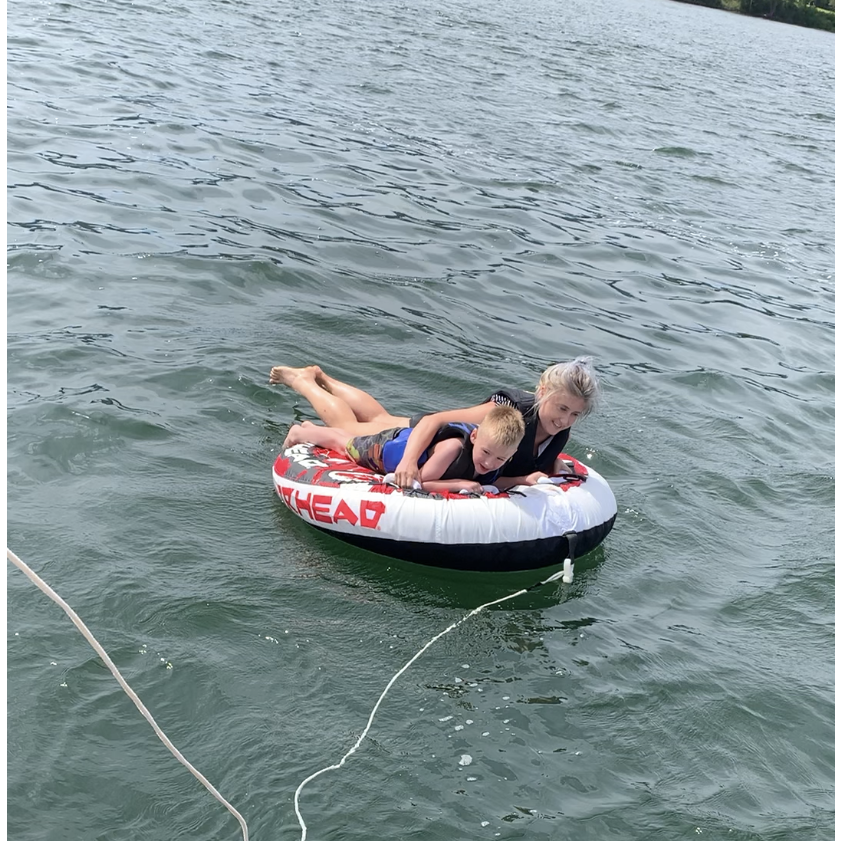 Bentlee's First Time Tubing!