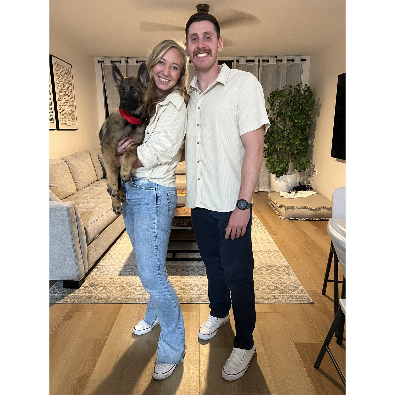 November 2023- Our first Thanksgiving with our first child, Tucker!