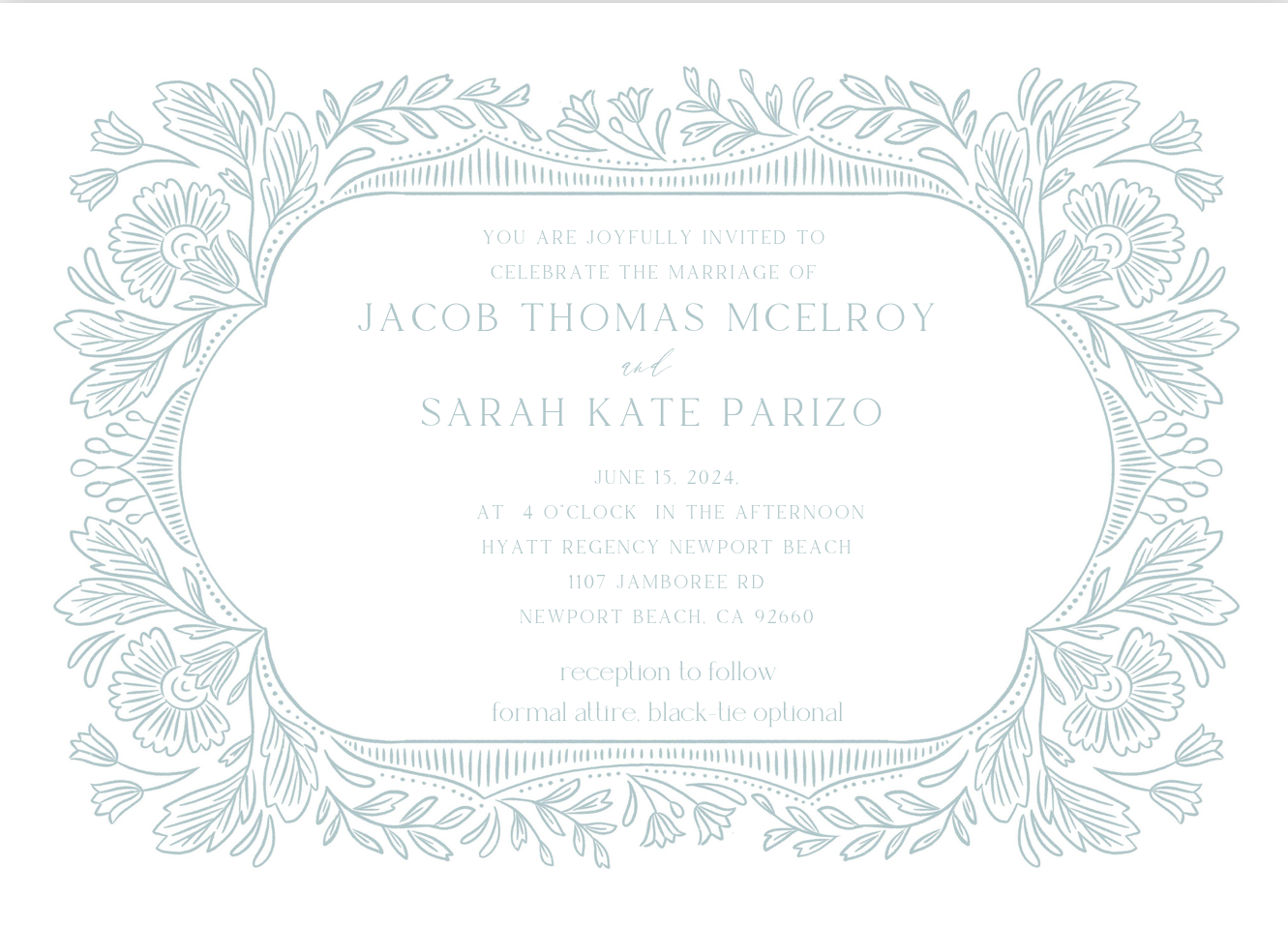 The Wedding Website of Jacob Thomas McElroy and Sarah Kate Parizo