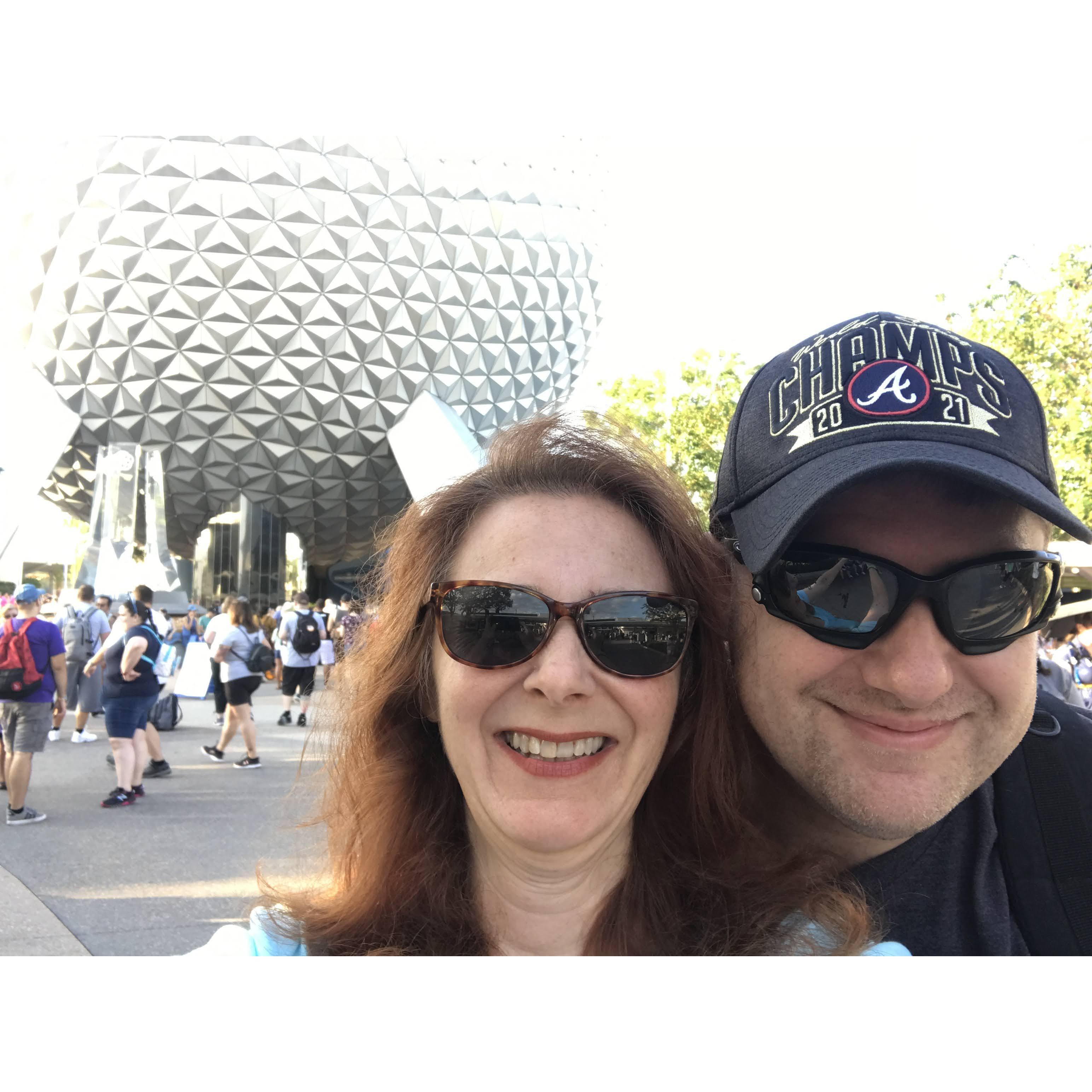 At Disney for the food - with Matt, what else would we be going for? :)