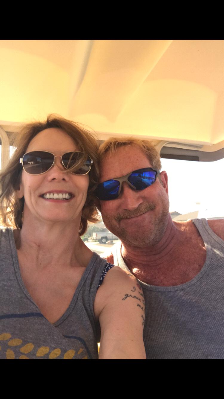 Just golf-cartin around town.