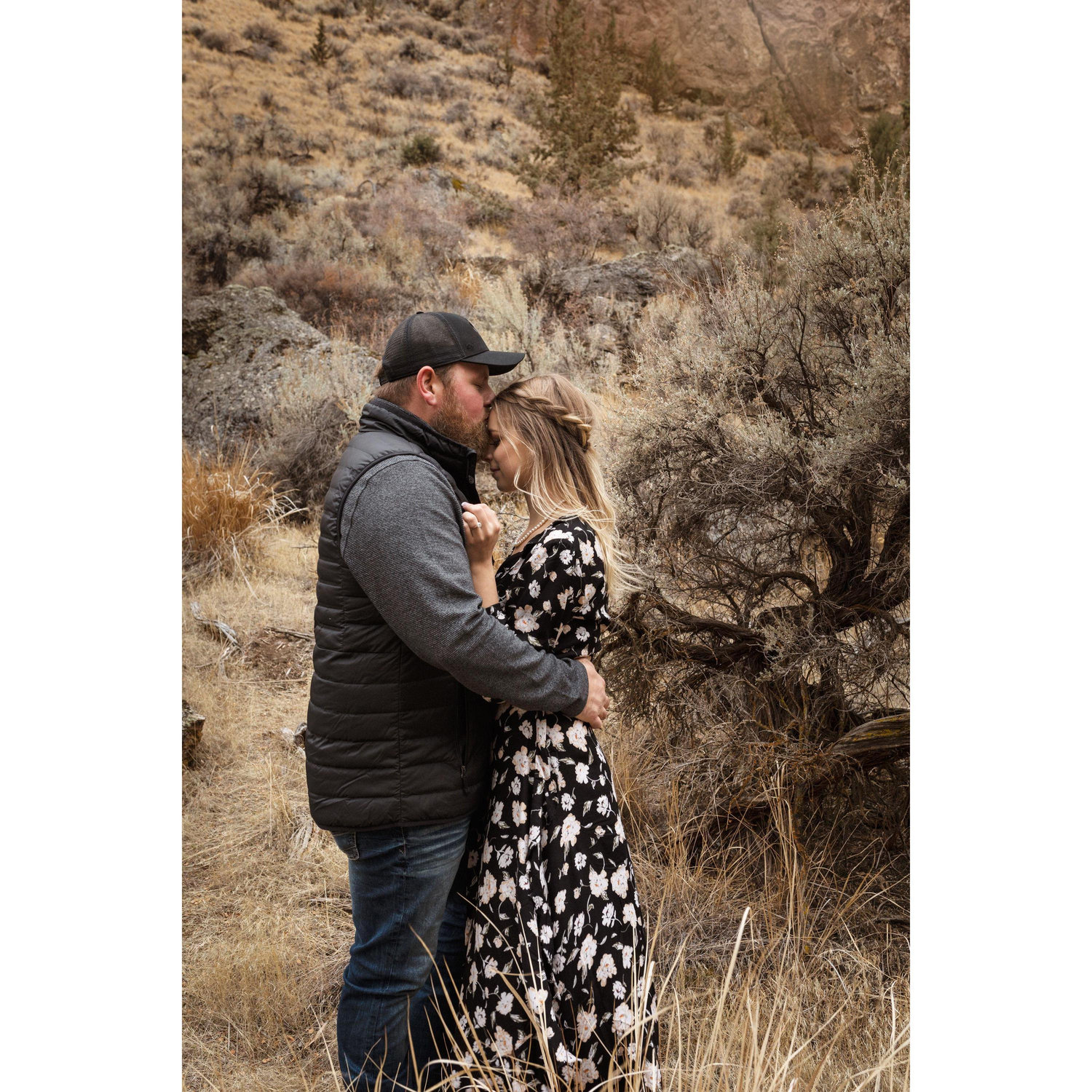 Our engagement photos at Smith Rock