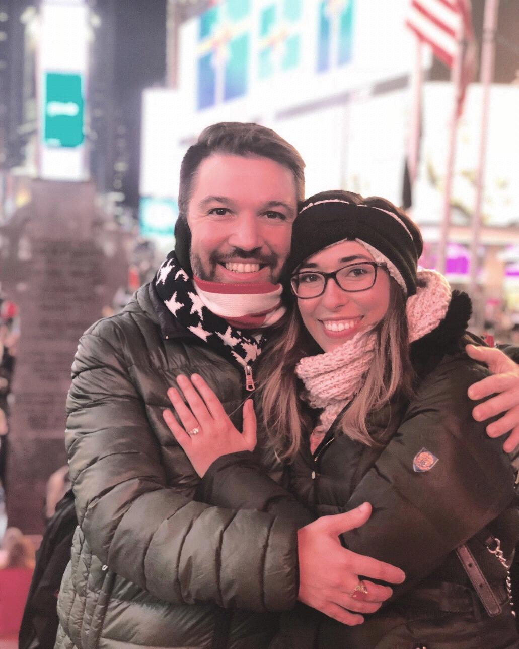Engagement Day. NYC Dec. 2018