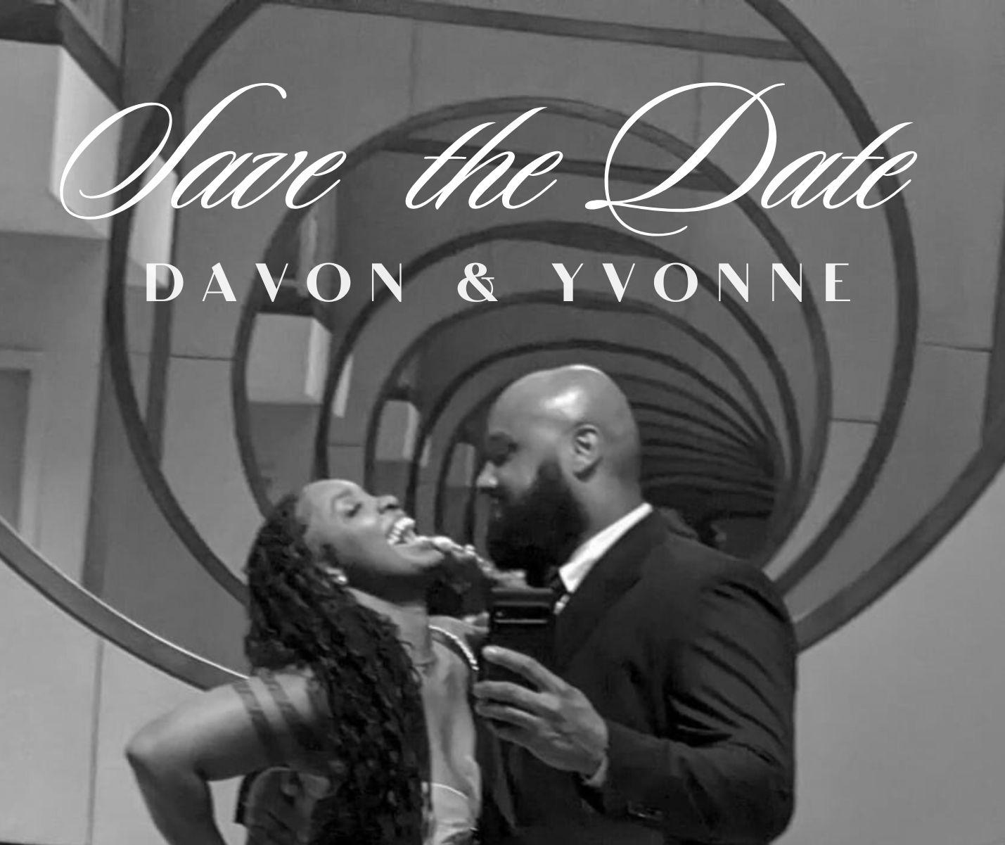The Wedding Website of Yvonne Jewnell and Davon Woodley