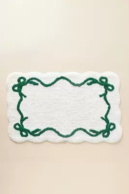 Cotton Bow Bath Mat