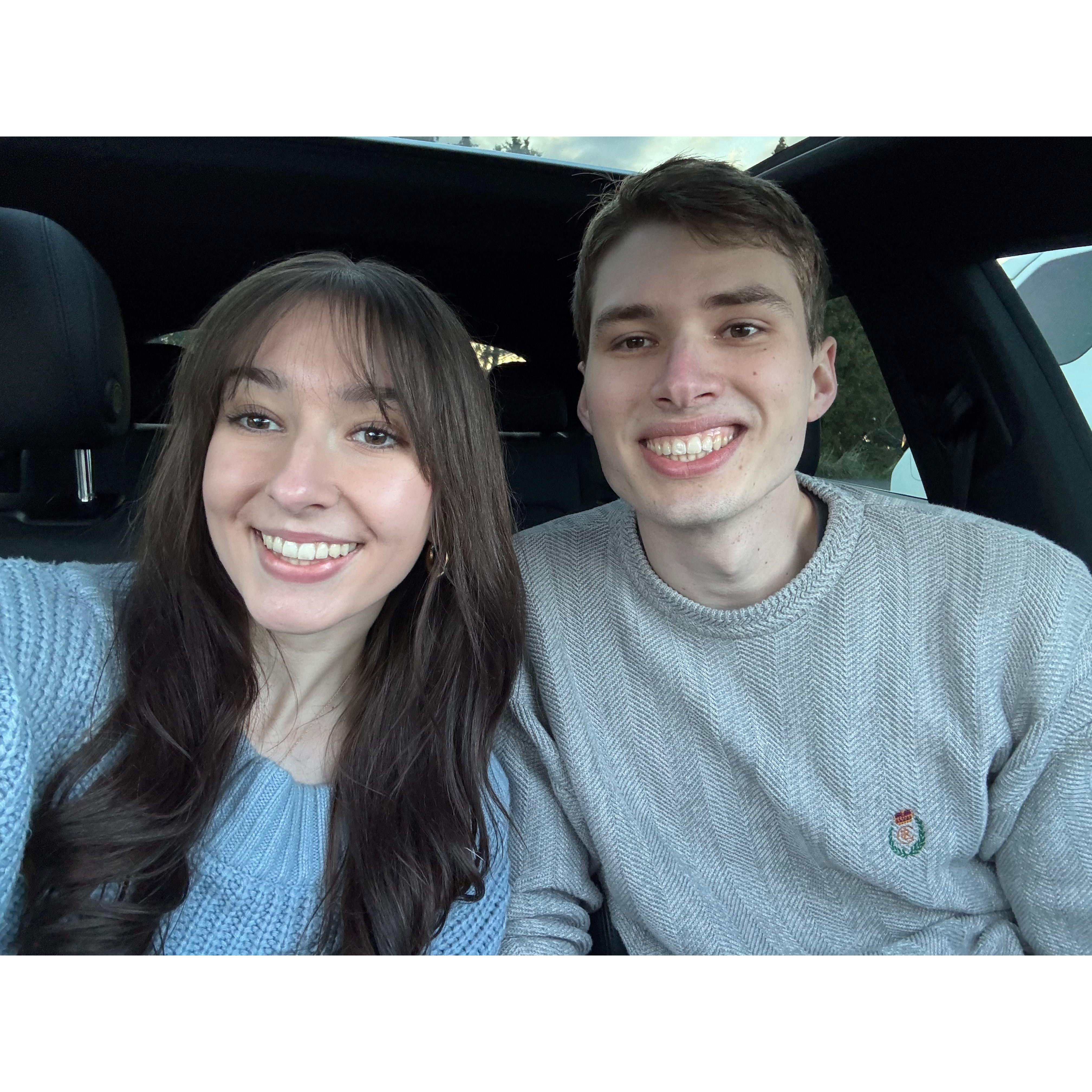 Right after we got engaged!