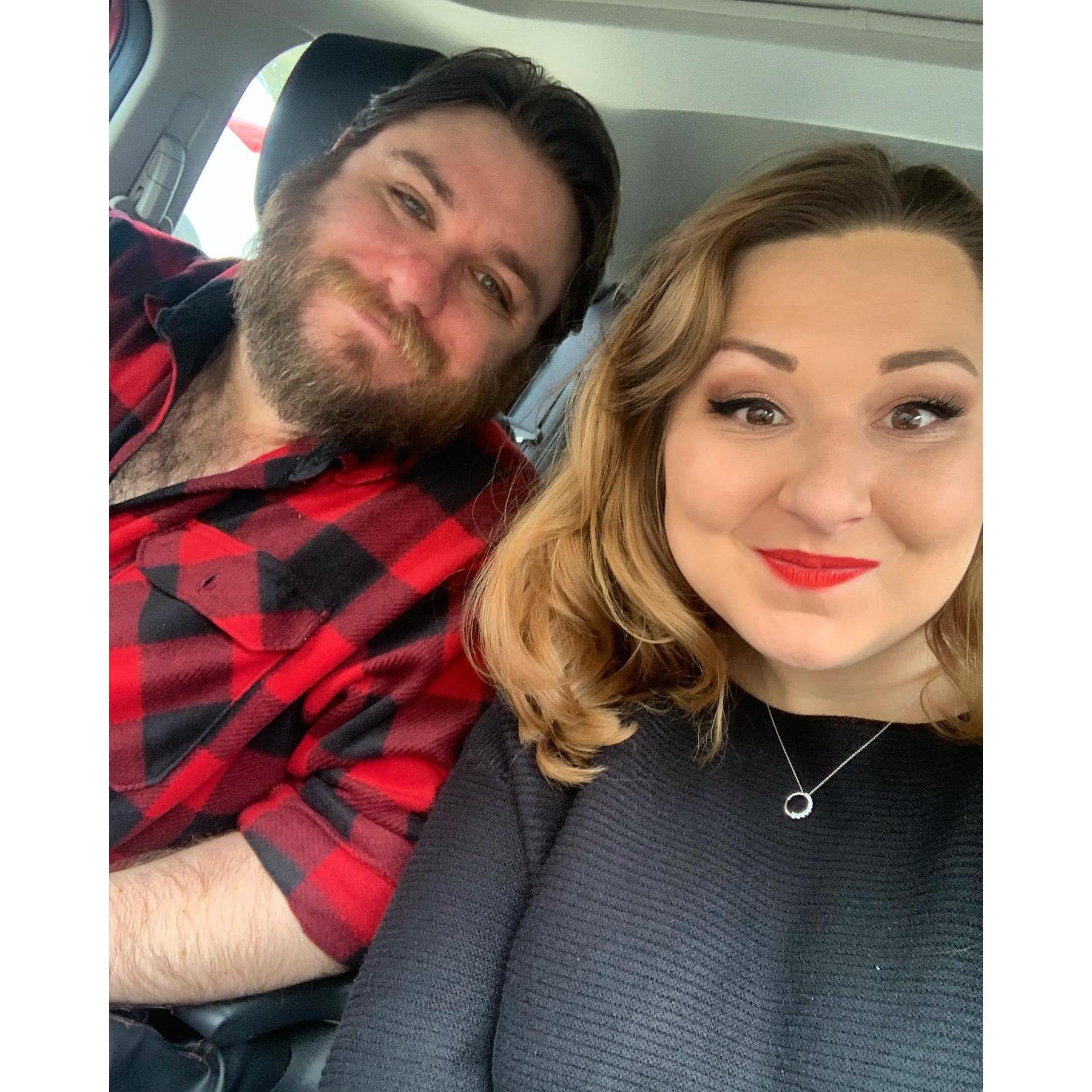 Our 1 year anniversary in Broken Bow, Oklahoma