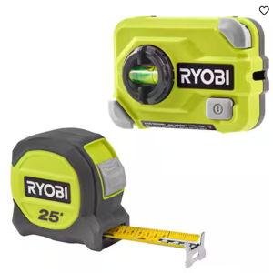 RYOBI Tape Measure & Laser Level - The Home Depot