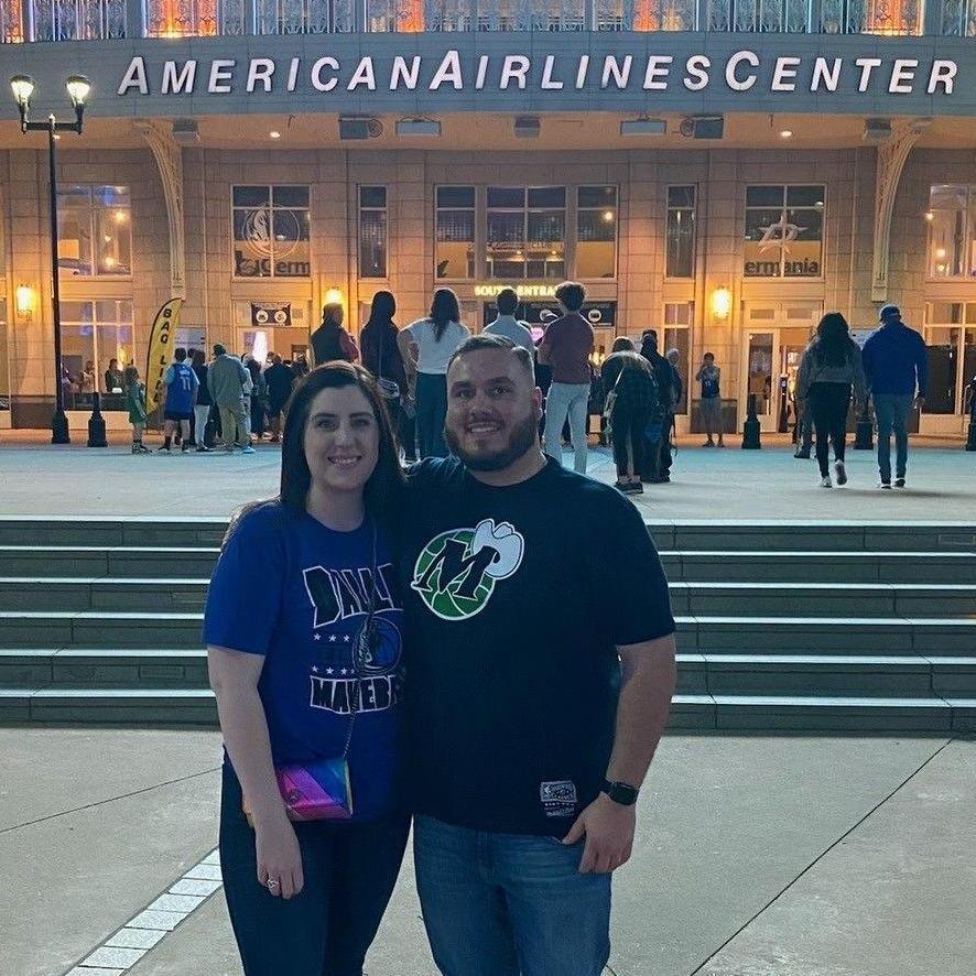 Our first Mavericks game!
