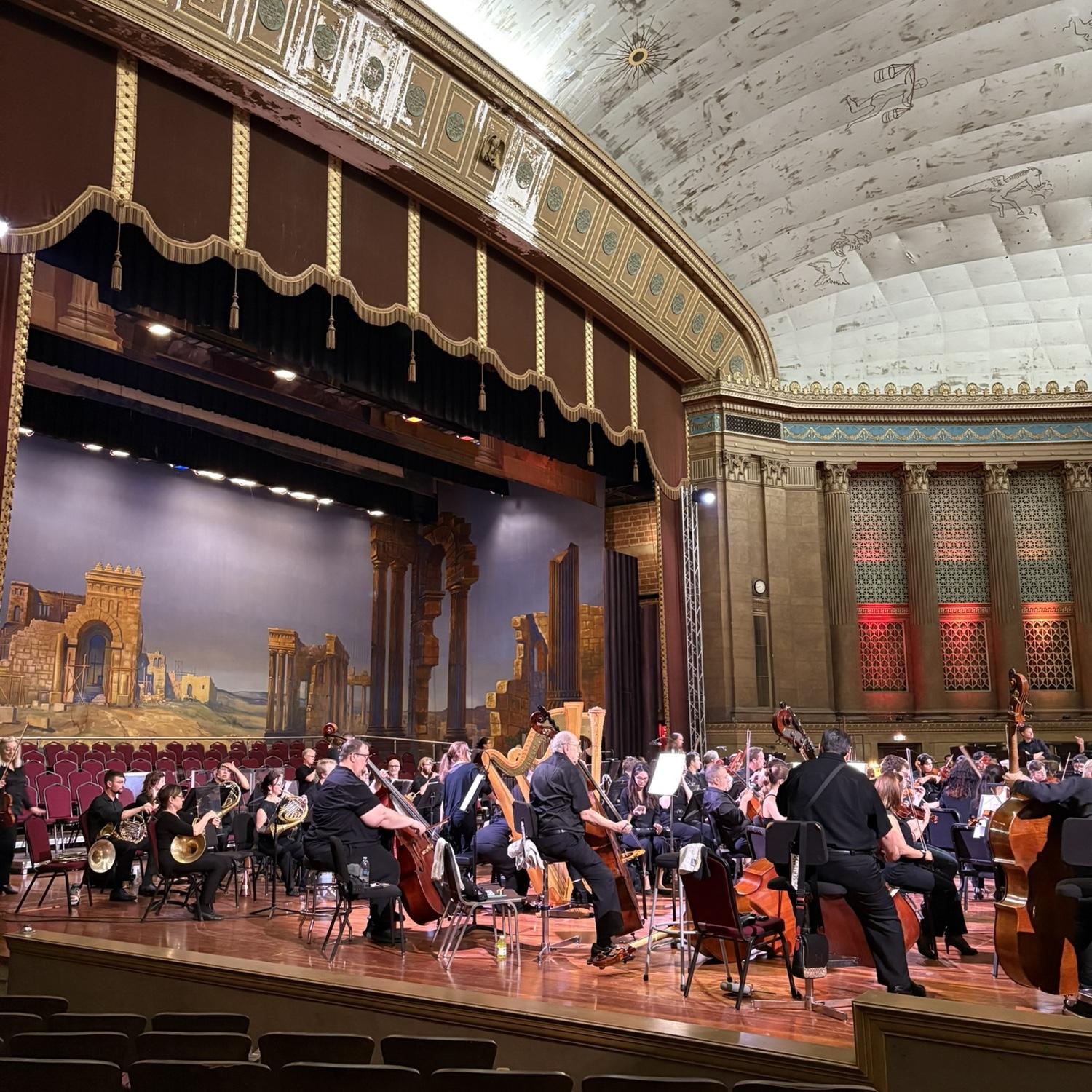 My first concert I got to attend that Lucas played in. Yay Mahler!!!