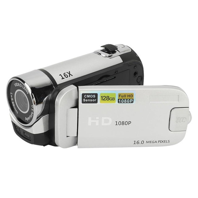 EIMSOAH Vintage Video Camera Camcorder, 16Mp Cam Corder, 1080P Digital Camera, 2.4 Inch Rotatable Screen Camcorder, 16X Zoom HD Video Recorder with Fill Light for Teens Beginner Adult