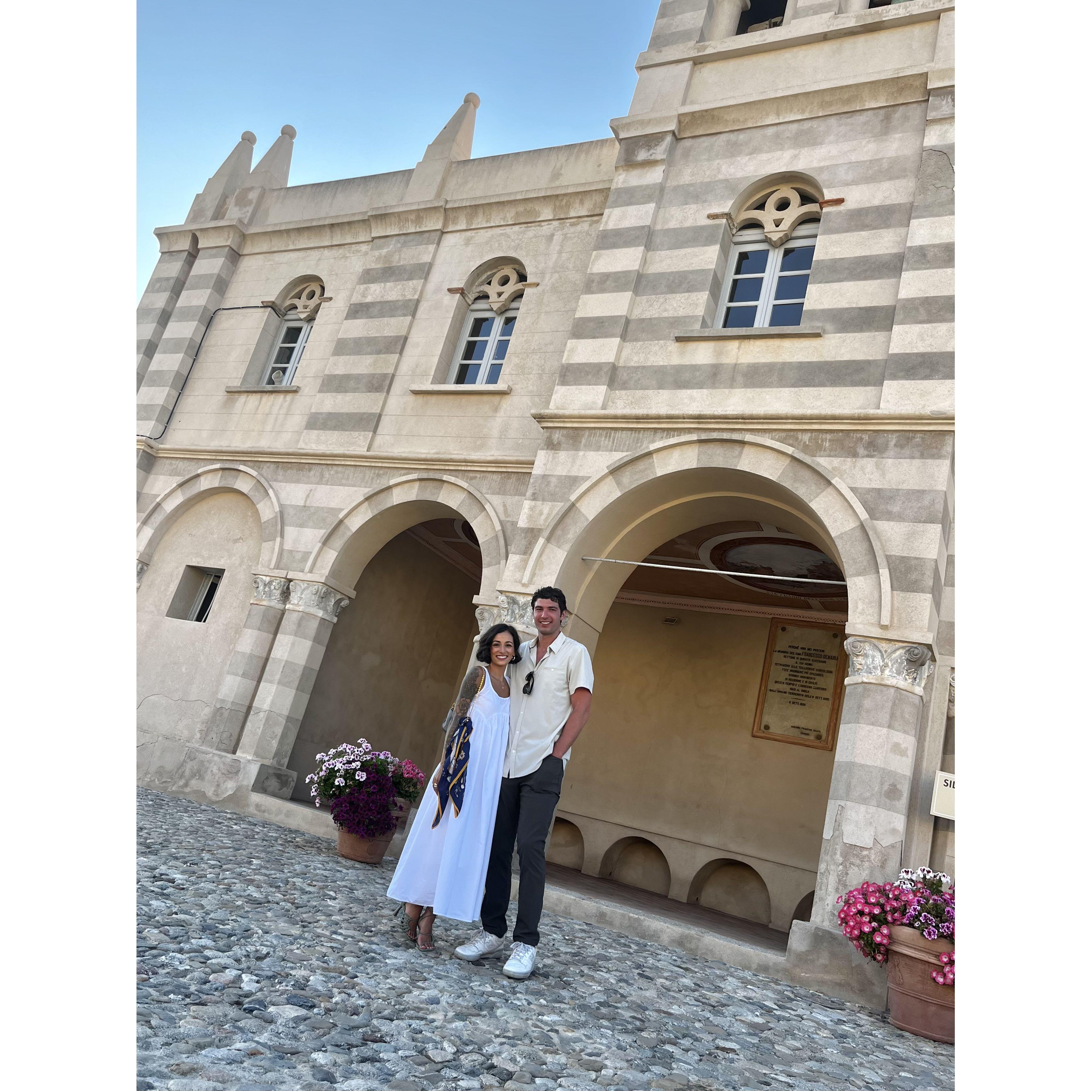 Just moments before we got engaged!