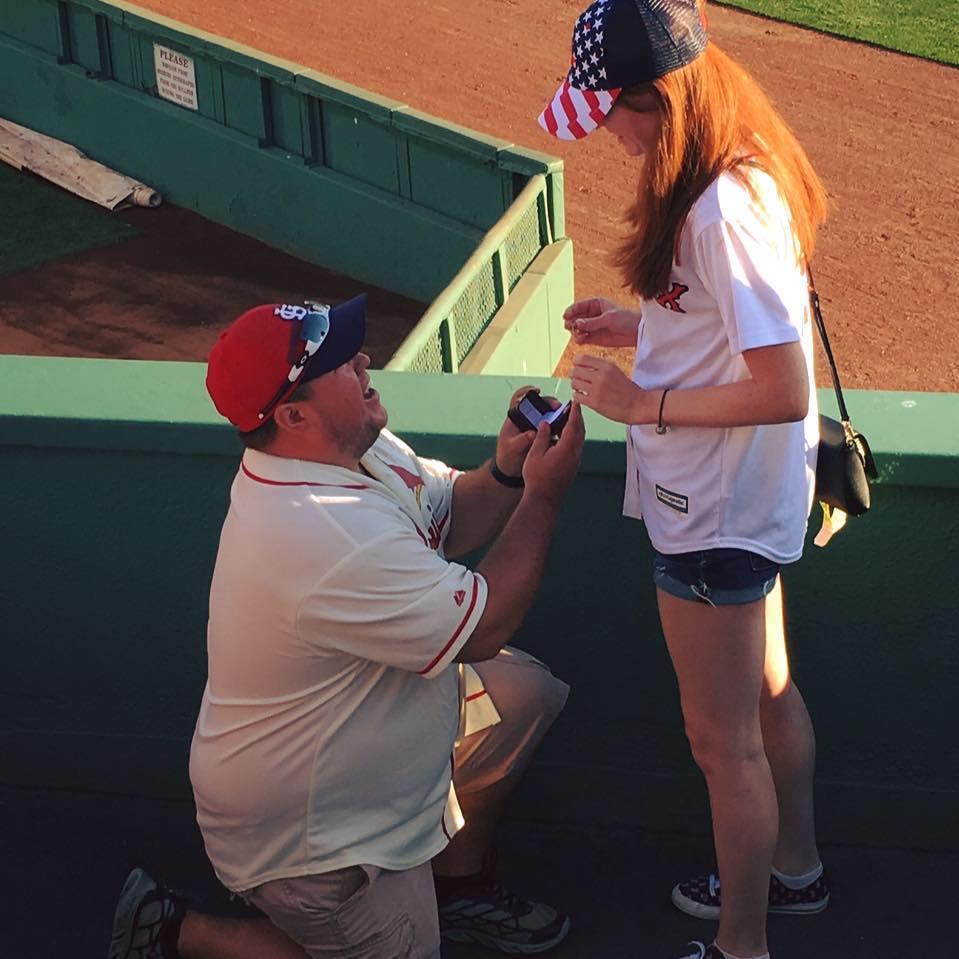 Proposing at Fenway!