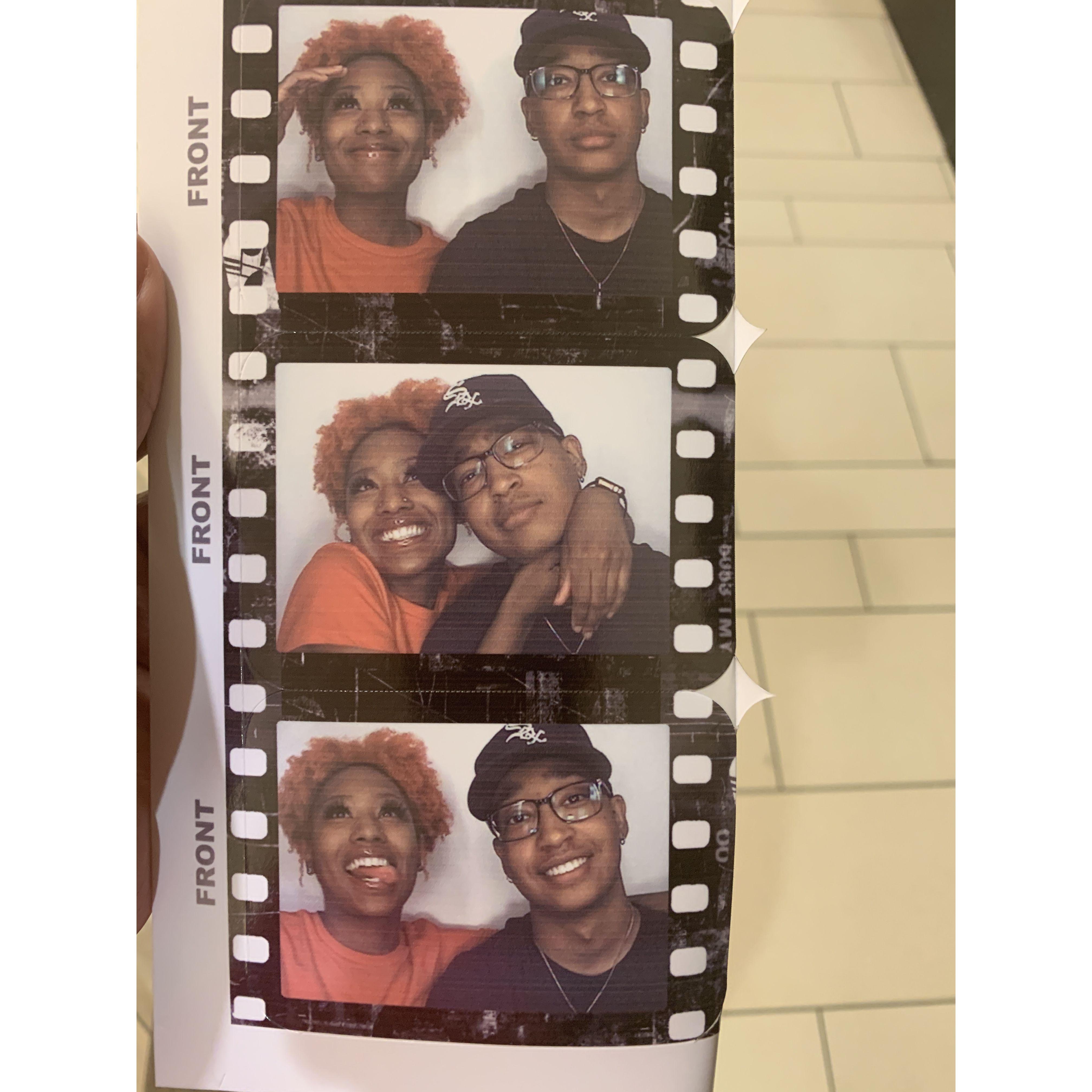 Our first Photo Booth session