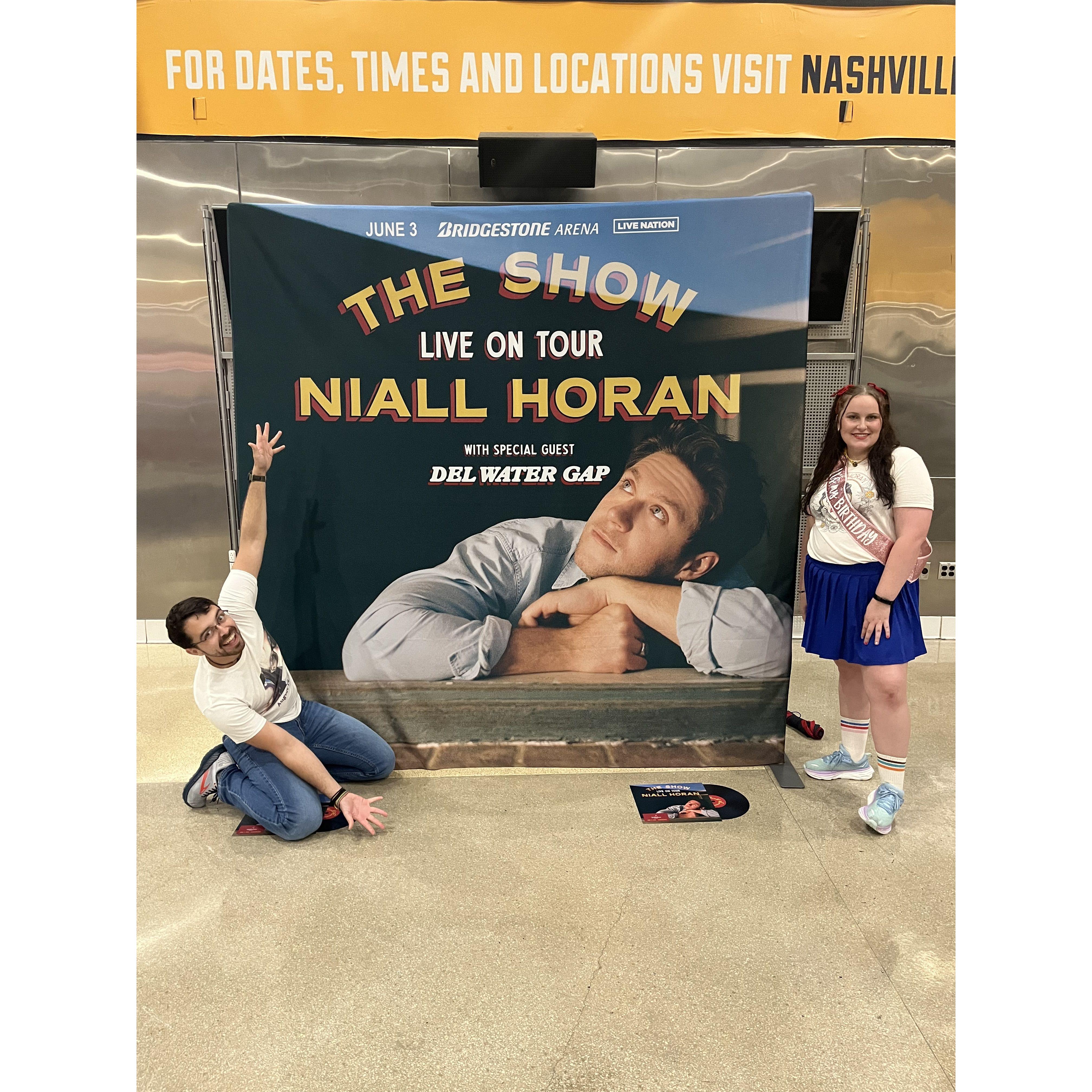We went to Niall Horan's concert in Nashville on Camille's birthday!
