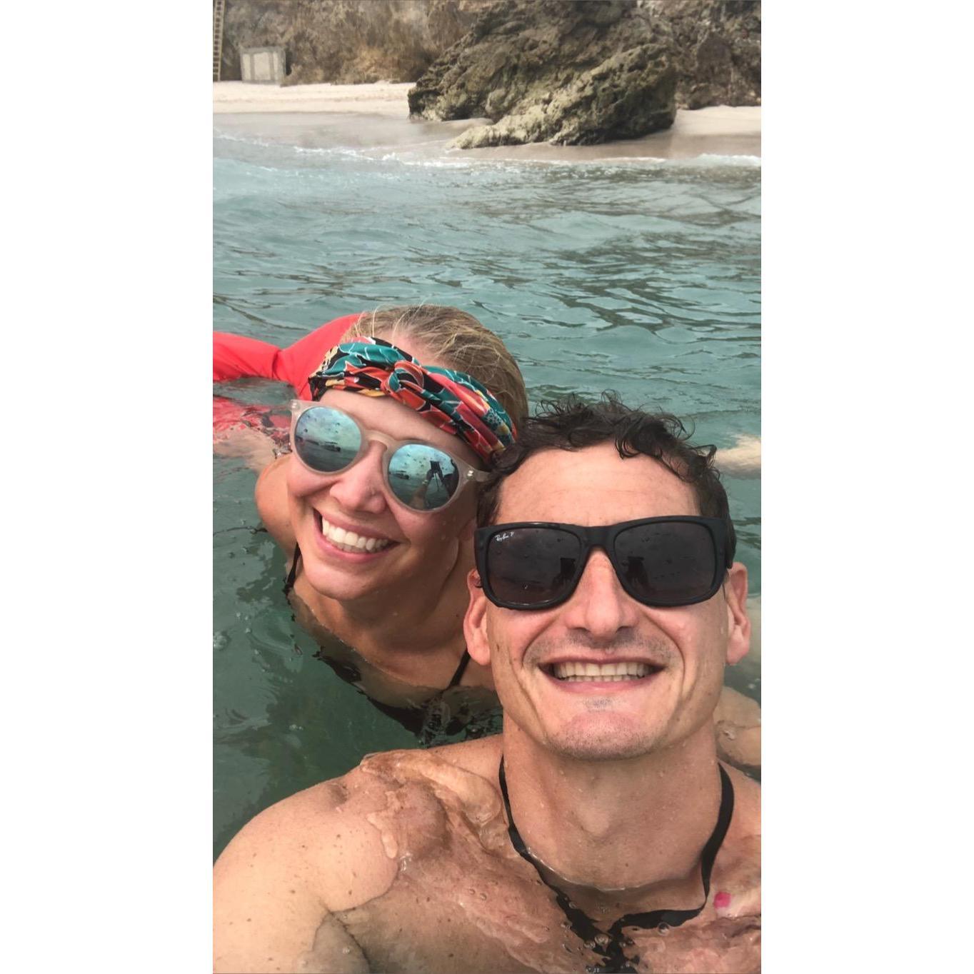 Snorkeling on The Marietas, a national park off of Sayulita, Mexico