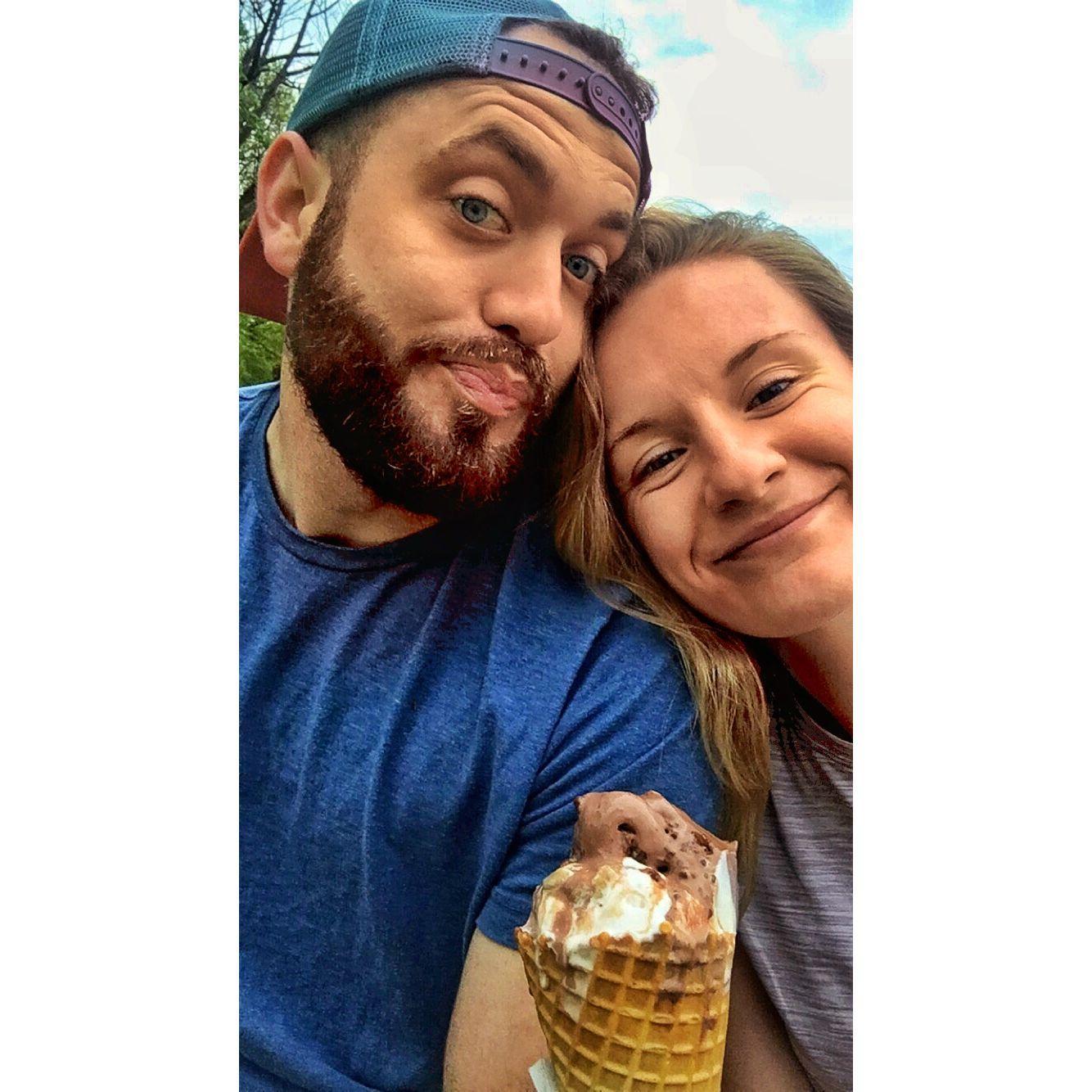 Our first picture together