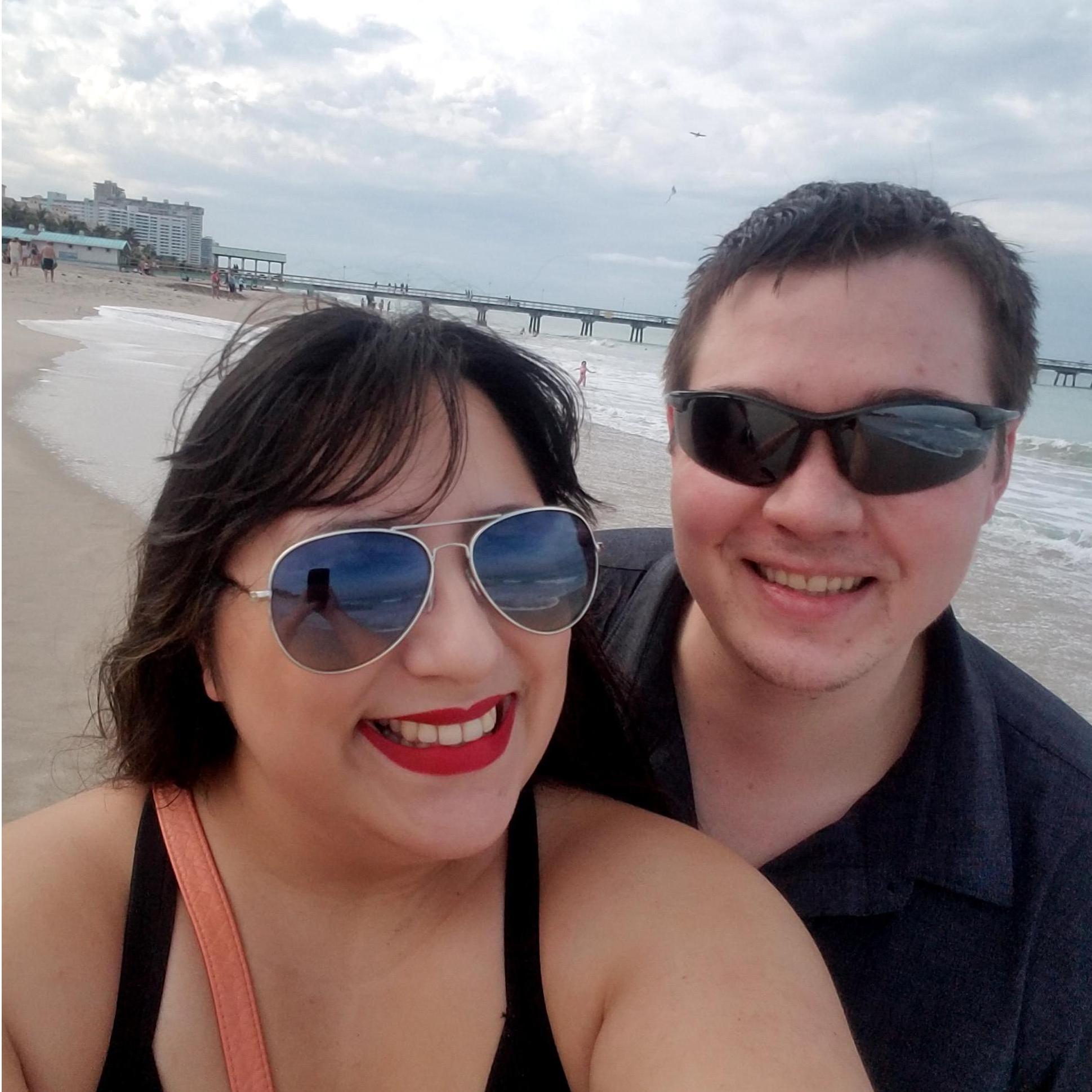 Visiting his sister in Florida and I had to make sure we went to the beach at least twice.