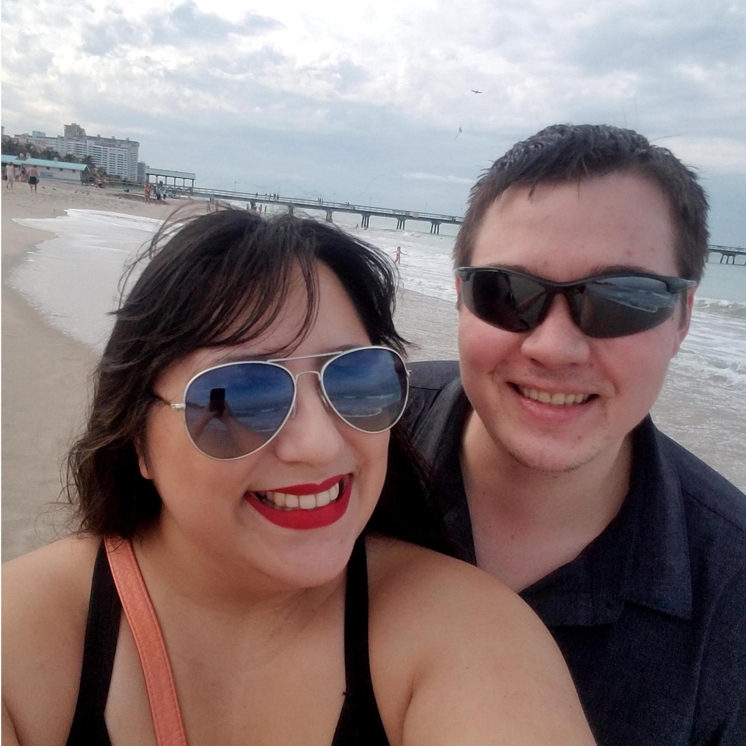 Visiting his sister in Florida and I had to make sure we went to the beach at least twice.