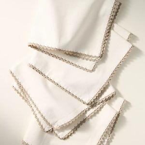 Ric Rac Cotton Napkin Set, Set of 4