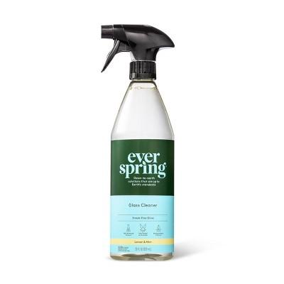 Lemon & Mint Glass Cleaner - 28 fl oz - Everspring™