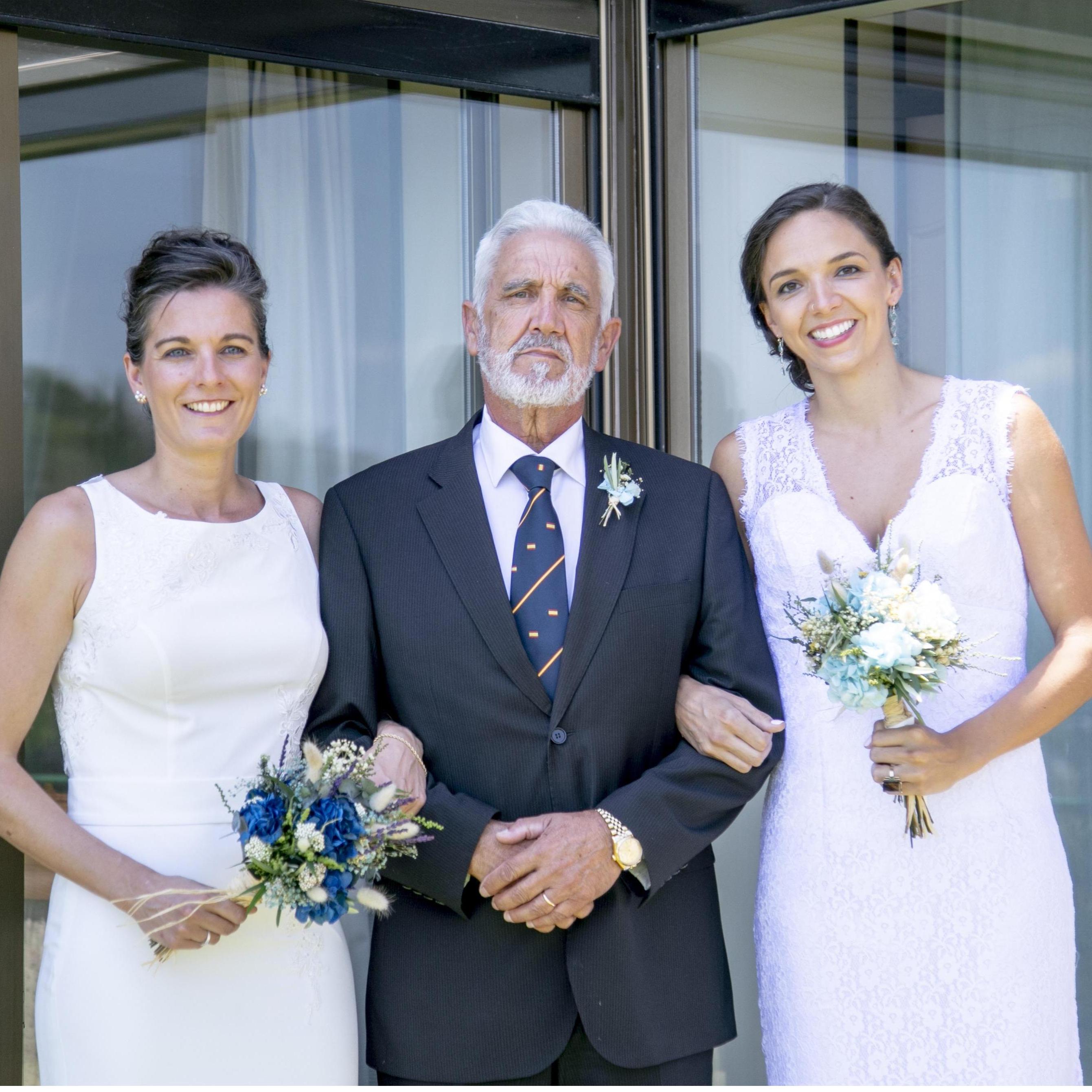 Us with Raquel's father, Juan