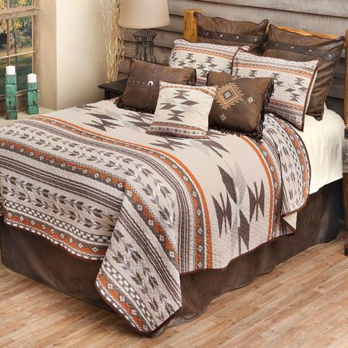 Arrow Diamonds Quilt Set - King