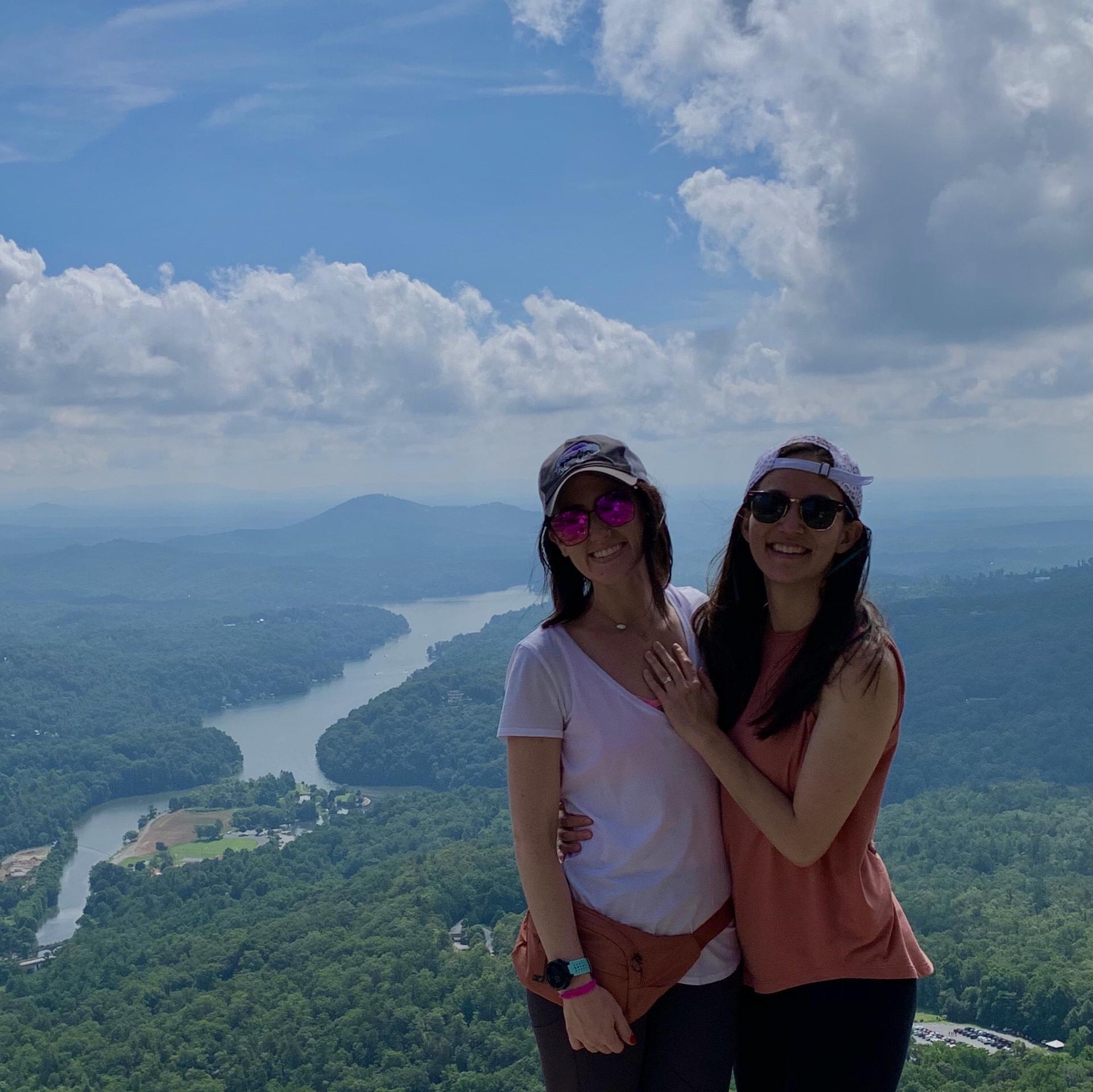 exclamation point trail, chimney rock state park, nc. where we got engaged!
