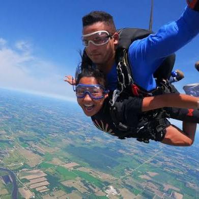 Skydiving on our Honeymoon!