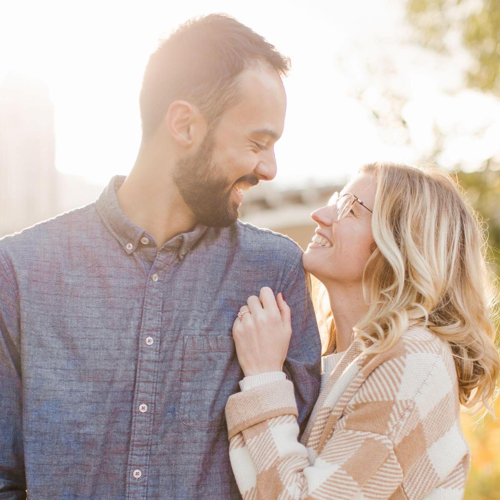 Our engagement photos at St. Anthony Main, October 2019