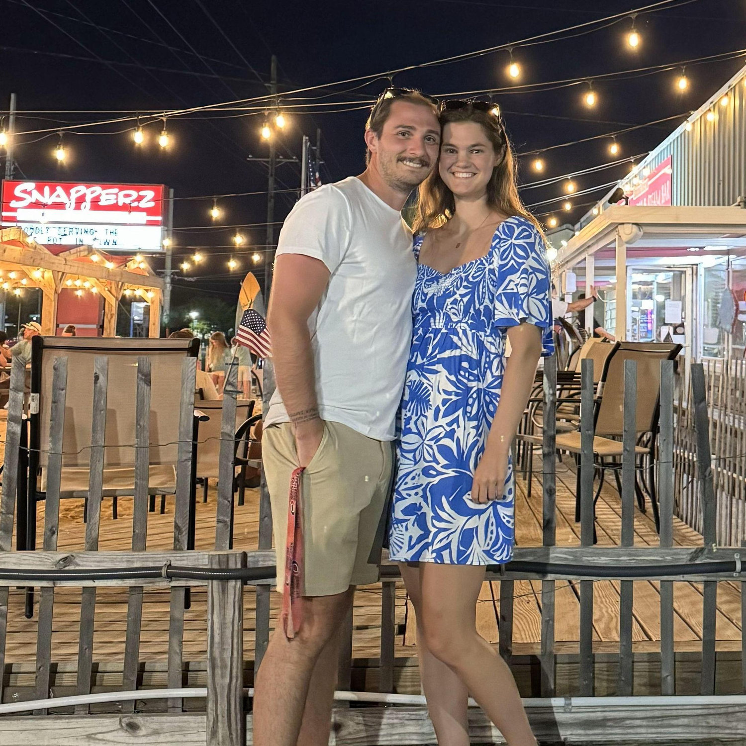 Dinner at Snapperz Crab Shak in Emerald Isle, NC