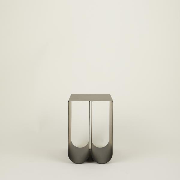 CURVED SIDE TABLE