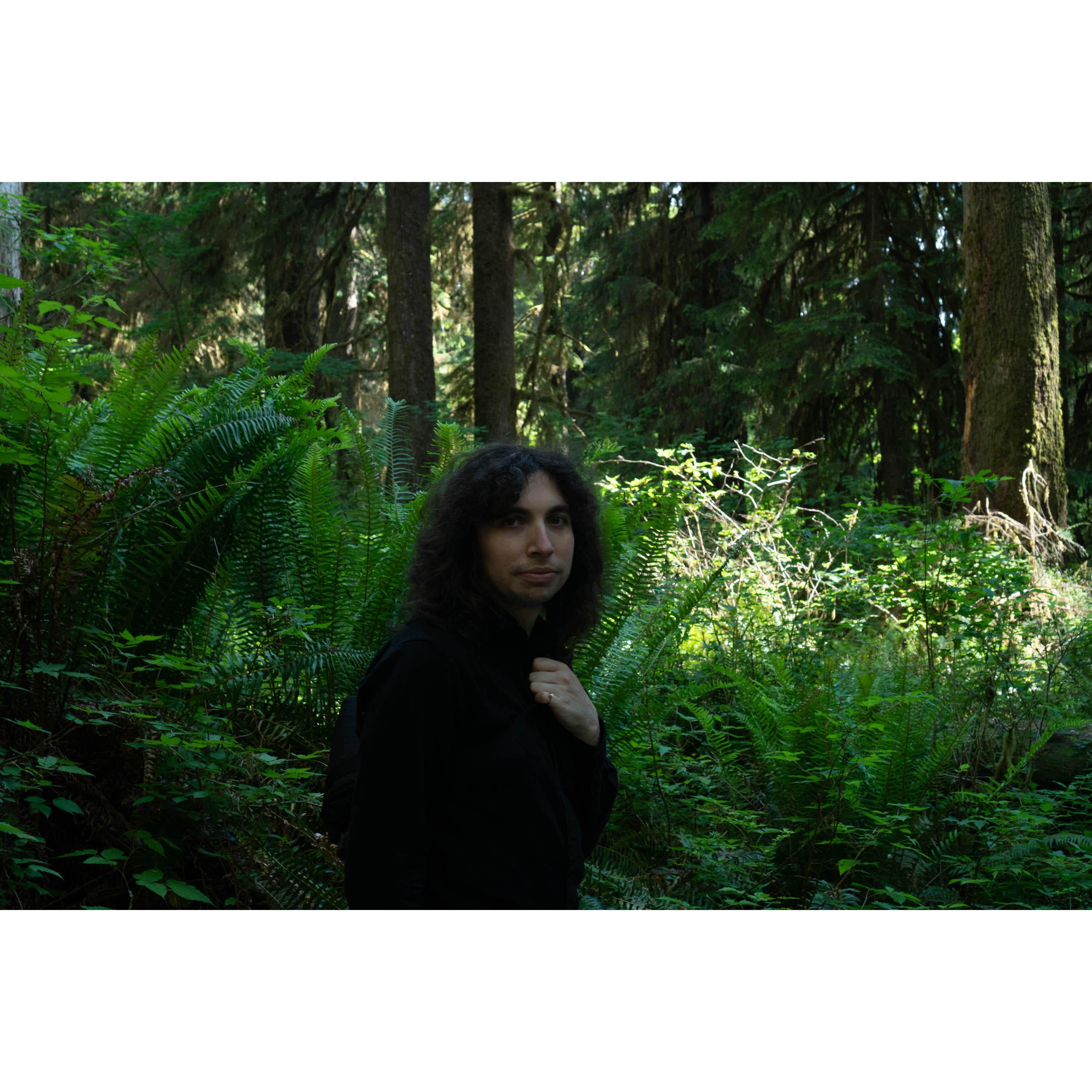 Yara in the Hoh Rain Forest