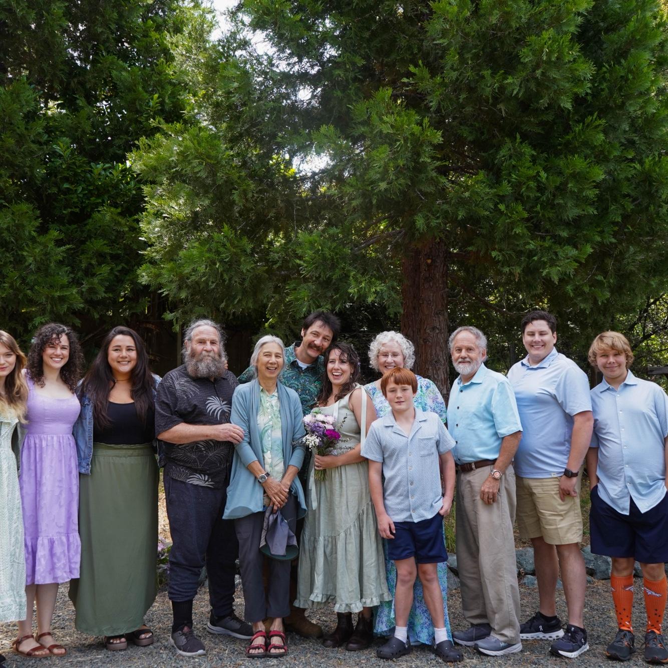 Julia and Jesse's families together