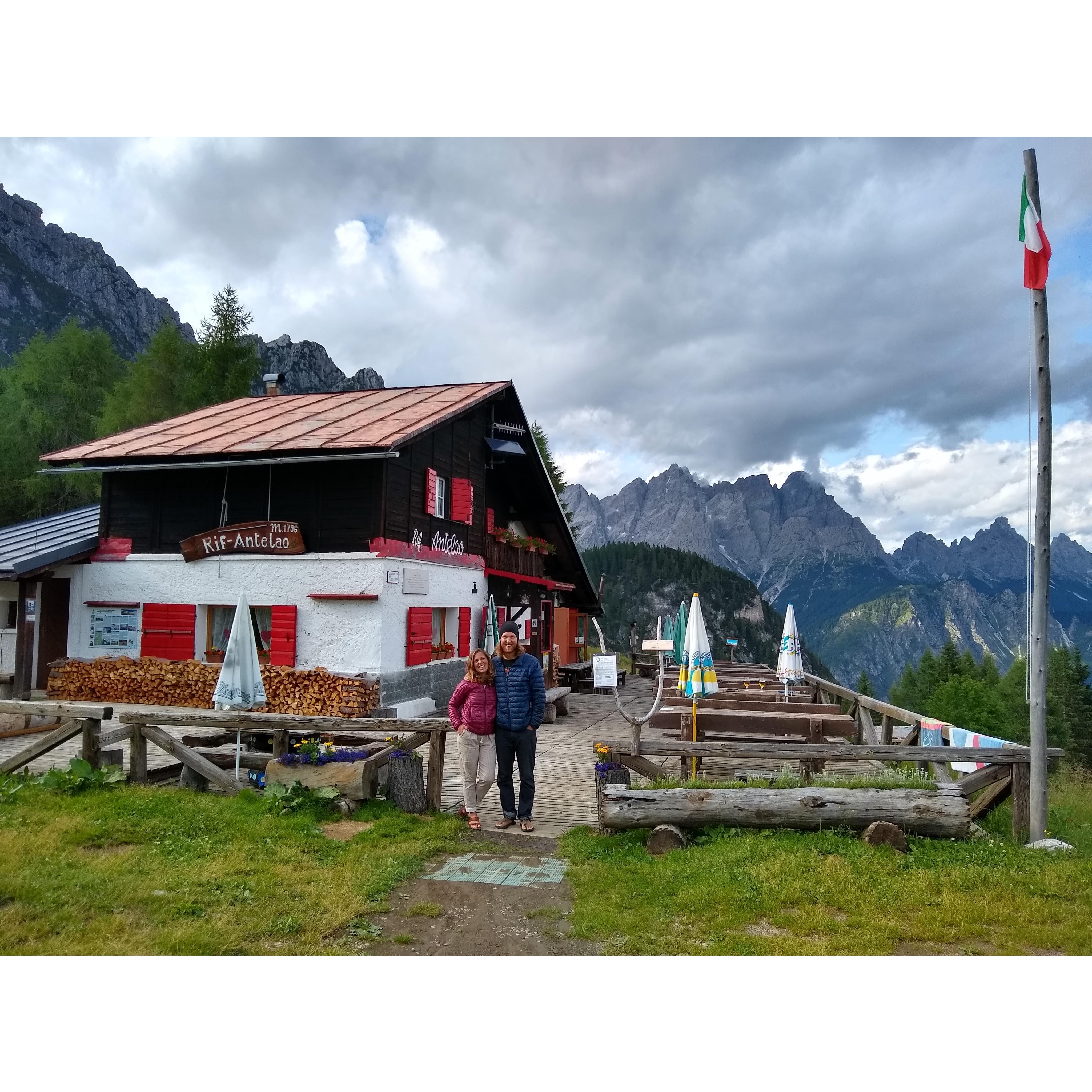 Hut to hut trekking in the Dolomites!